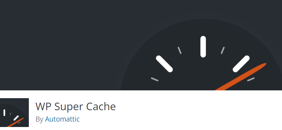 WP Super Cache plugin page