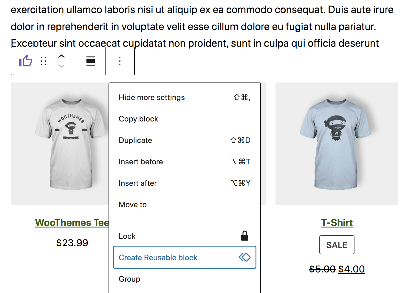making a block reusable