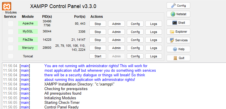installing MySQL