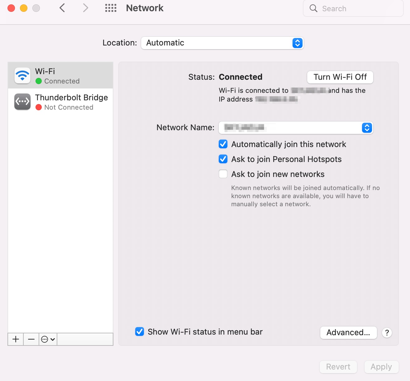 troubleshooting wifi connection