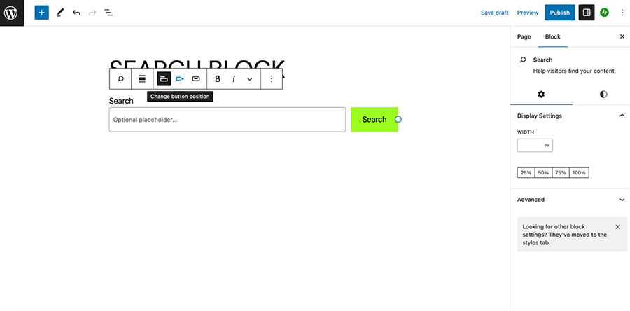 Search Block