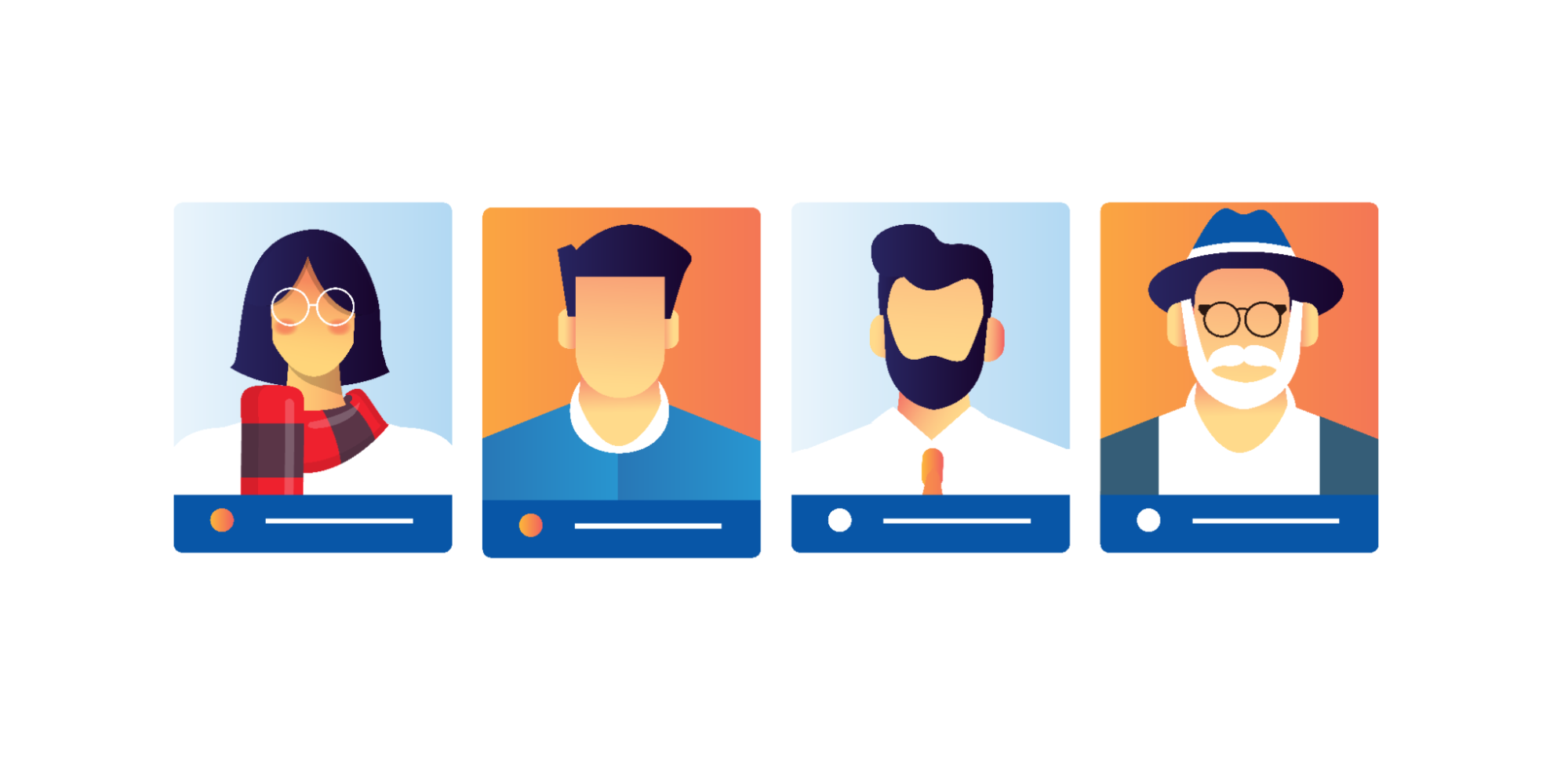 illustrations of buyer personas