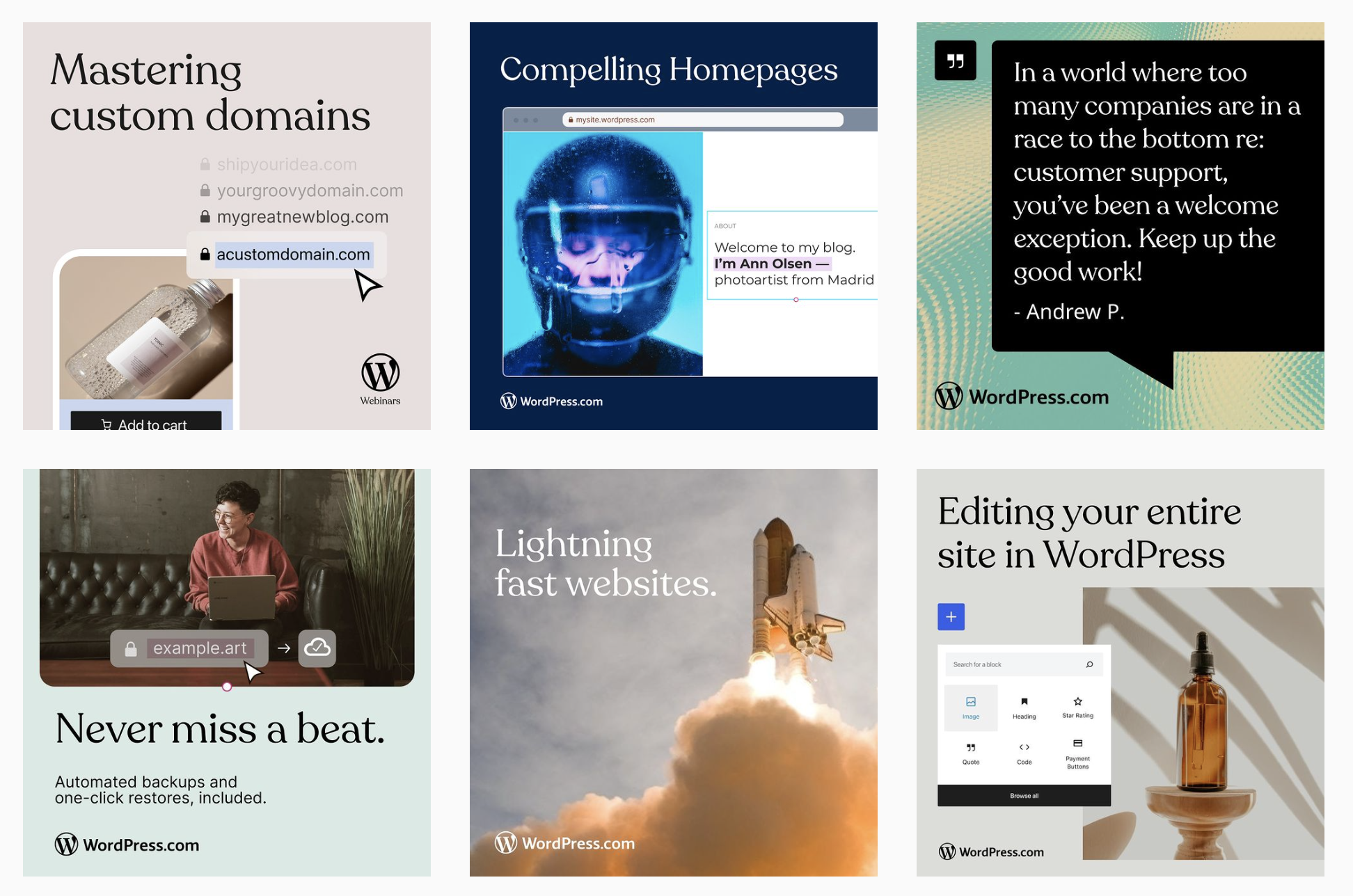 Instagram feed from WordPress.com