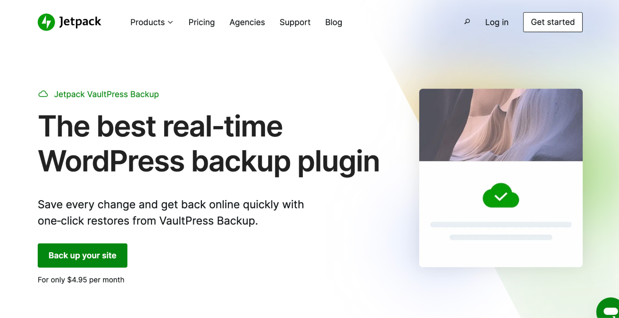 Jetpack.com - the best real-time WordPress backup plugin.