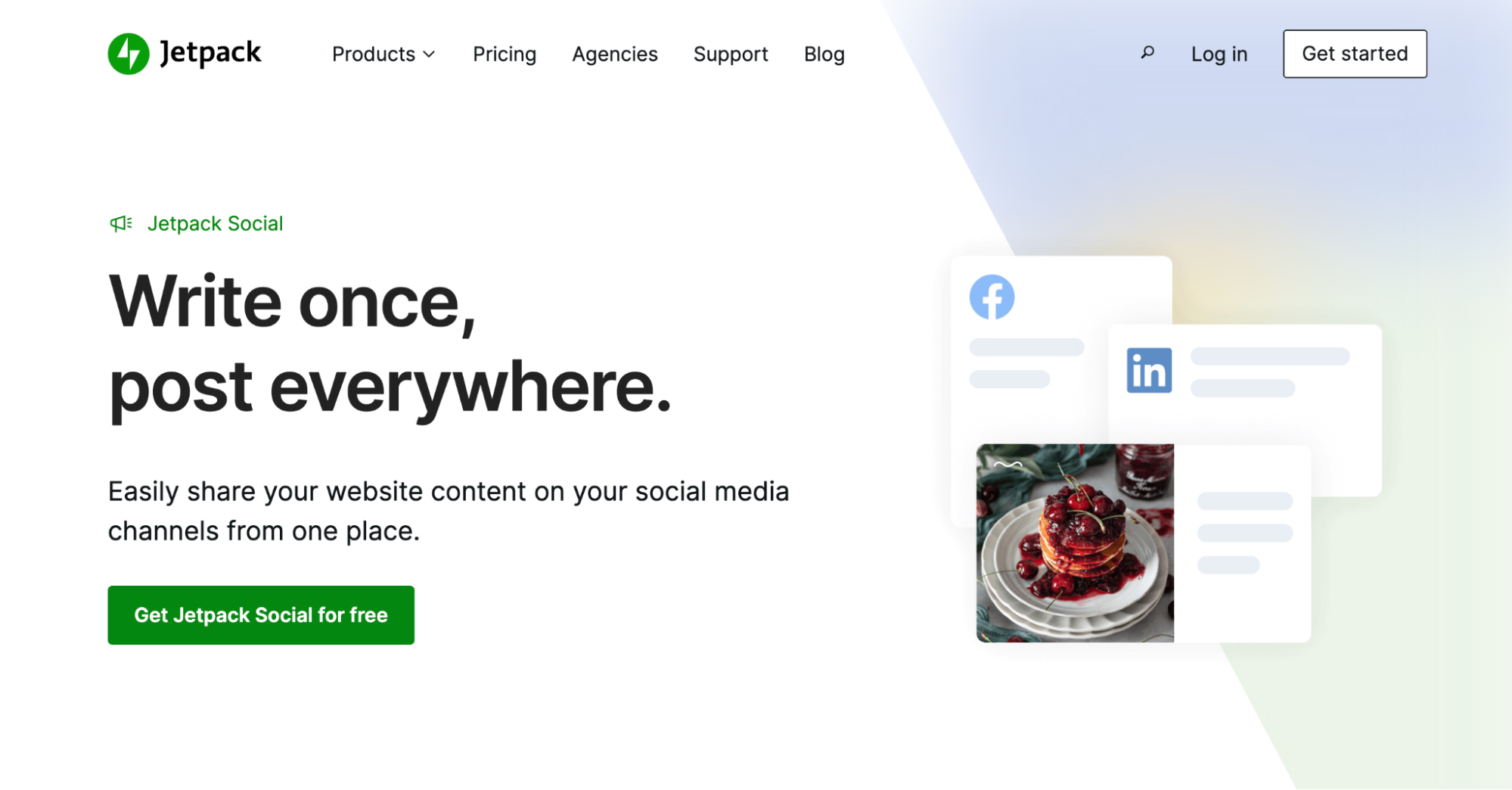 Jetpack Social integrates seamlessly with WordPress.