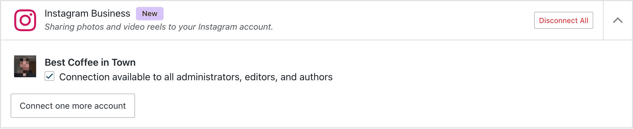 Make the Instagram connection Global