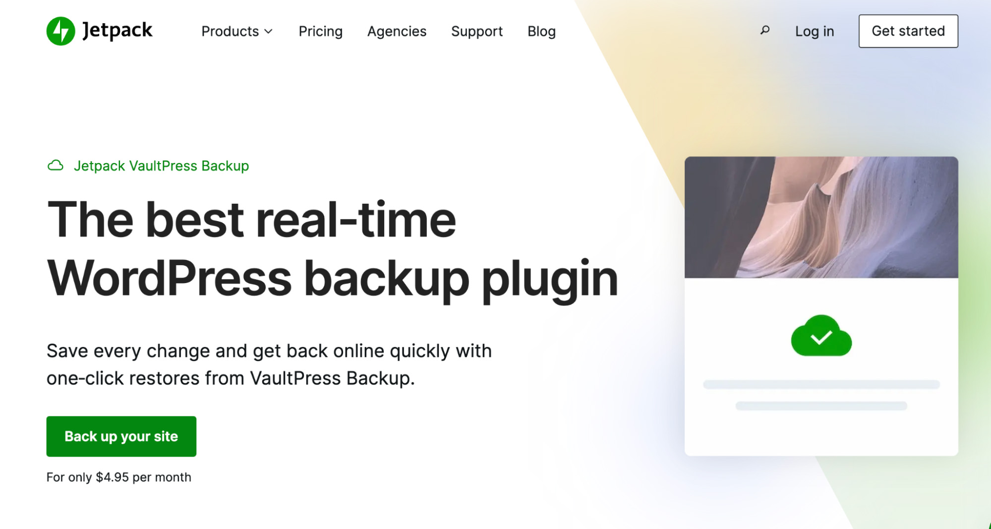 VaultPress is a great tool for agencies to provide secure and reliable backups.