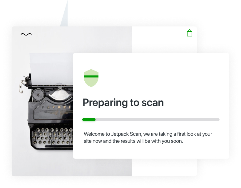 Jetpack Scan results for a WordPress site