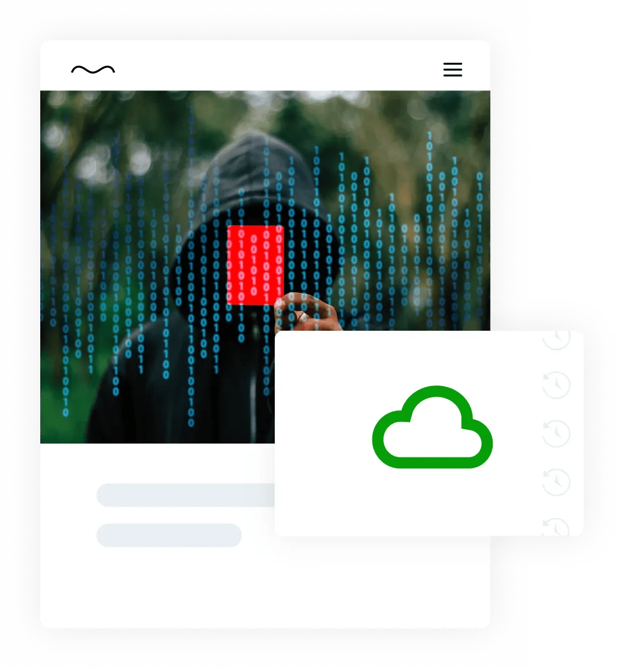 VaultPress Backup cloud protection illustration