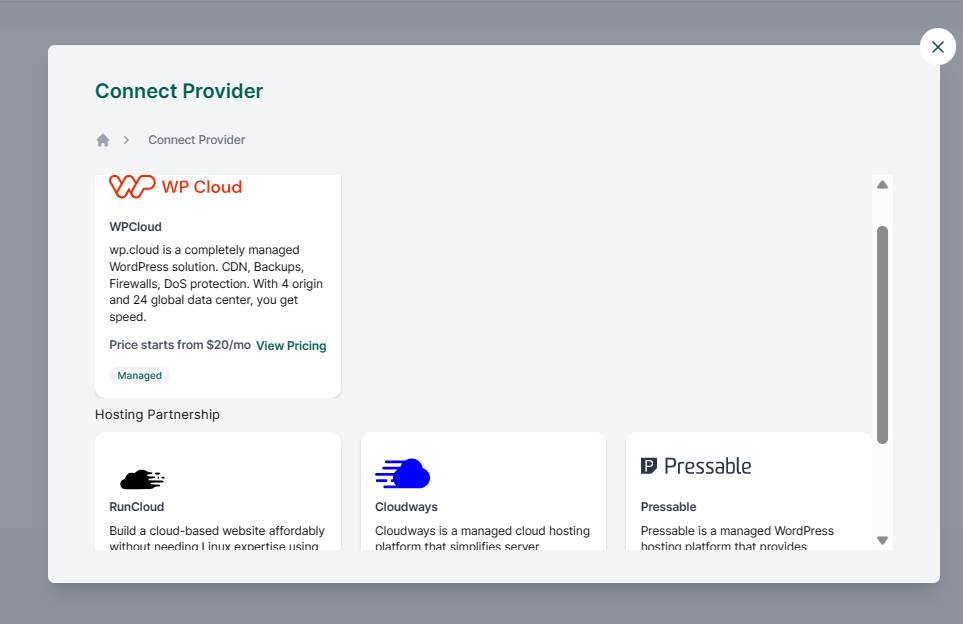 Migrate your site to your preferred hosting provider.