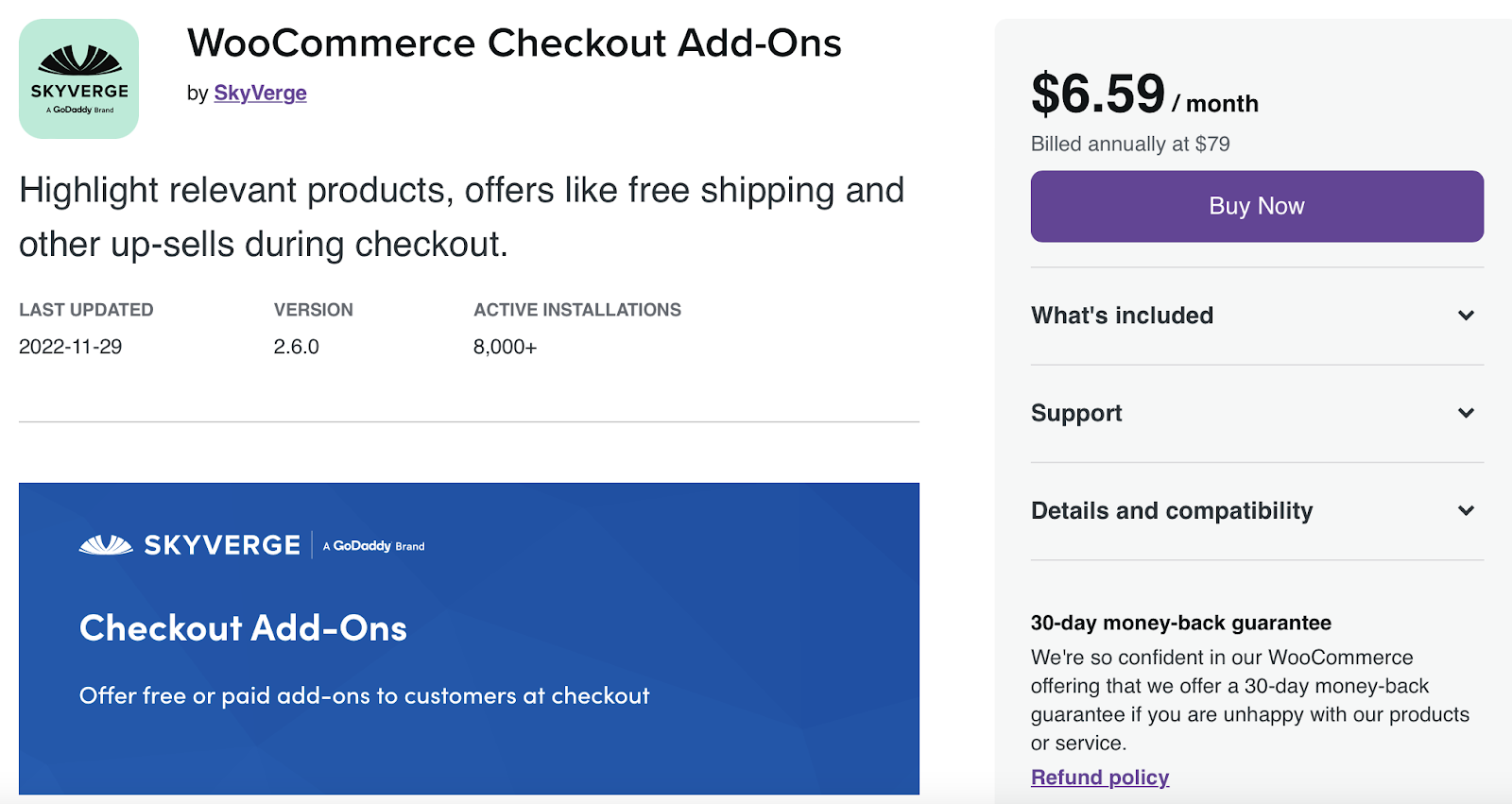 If you run a large store, you might require a more sophisticated tool, like WooCommerce Checkout Add-Ons.