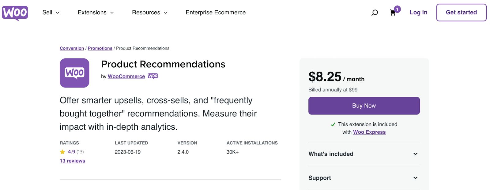 Increase your average order size with product recommendations on the checkout page with Recommendations extension.