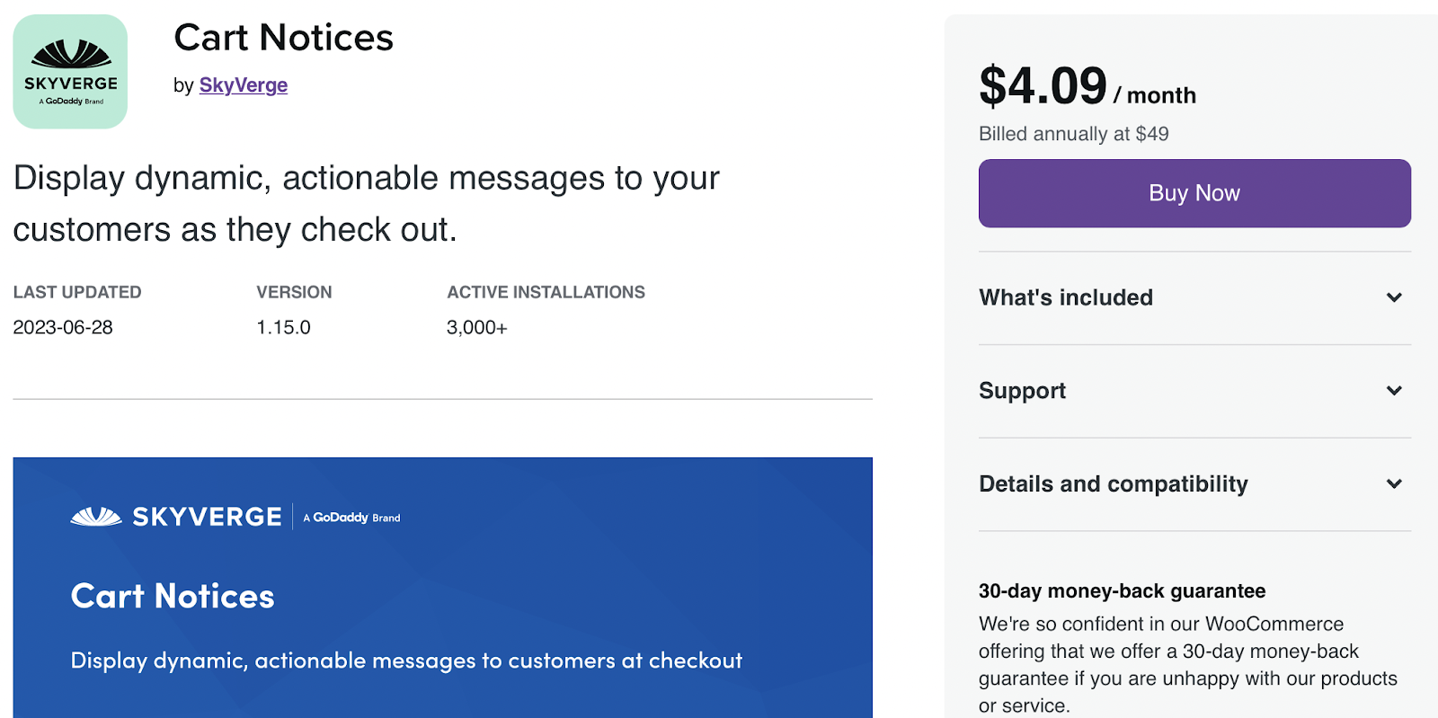 Engage customers, promote offers in your store, or point them toward related items with Cart Notices WooCommerce extension.