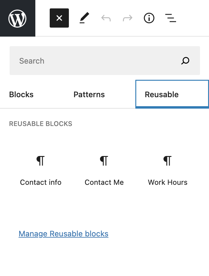 Build and make changes faster by using reusable blocks.