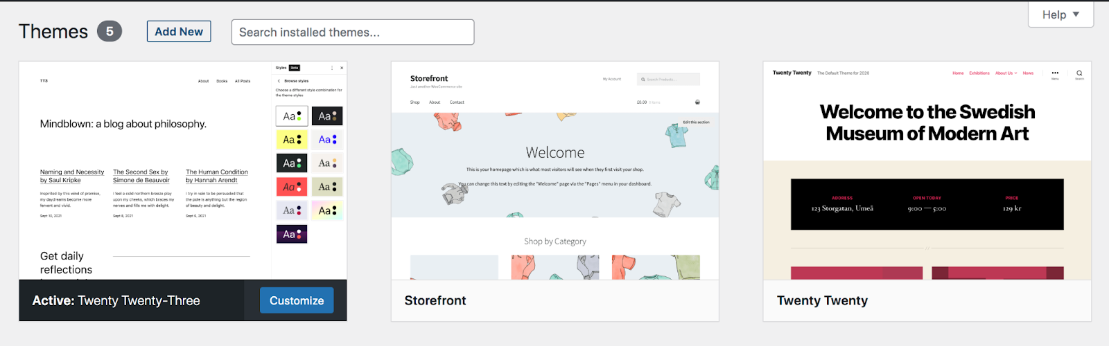 Once you've chosen a block theme, it's time to install and activate it on your website. Jetpack VaultPress Backup, which includes real-time backups and fast, easy restores.
