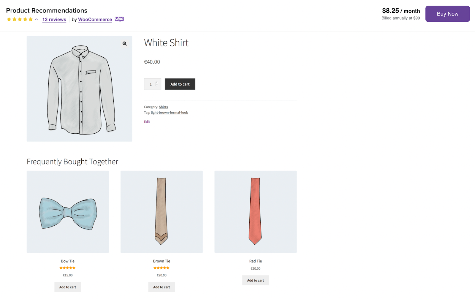 Puedes añadir fácilmente ventas adicionales y cruzadas a la página del carrito al adquirir la extensión Cart Upsell for WooCommerce o Product Recommendations.