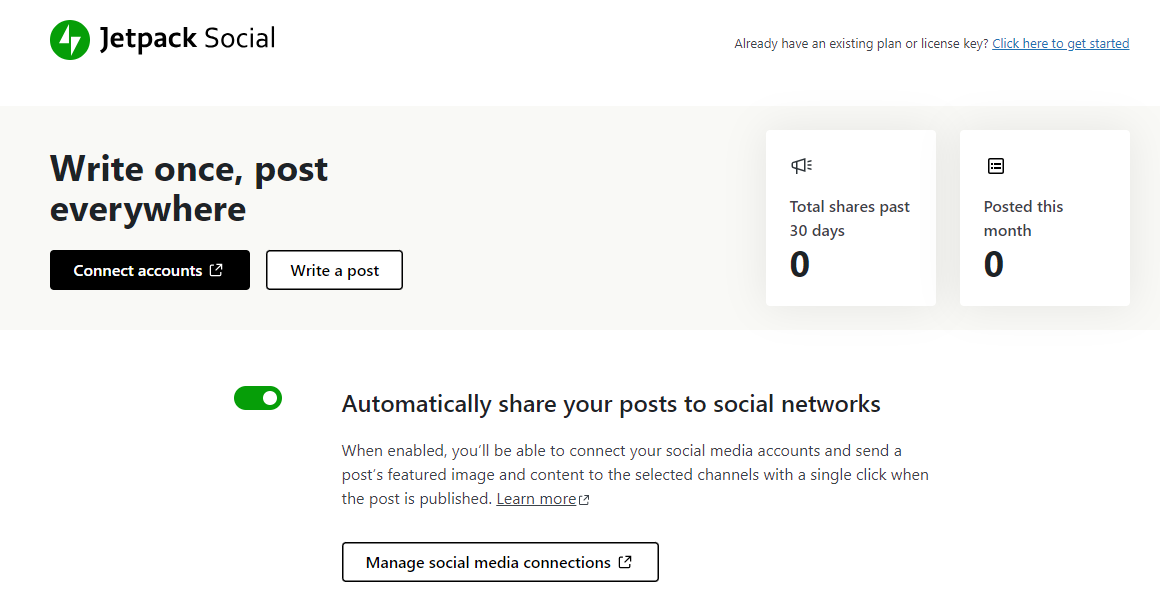 Many social share plugins are weighed down by unnecessary code. The solution is to use a lightweight tool like Jetpack Social.