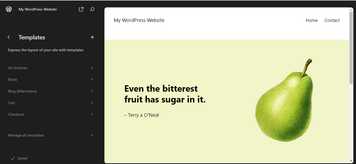Ideally, you'll want to select a block theme, which enables you to use the WordPress Site Editor.