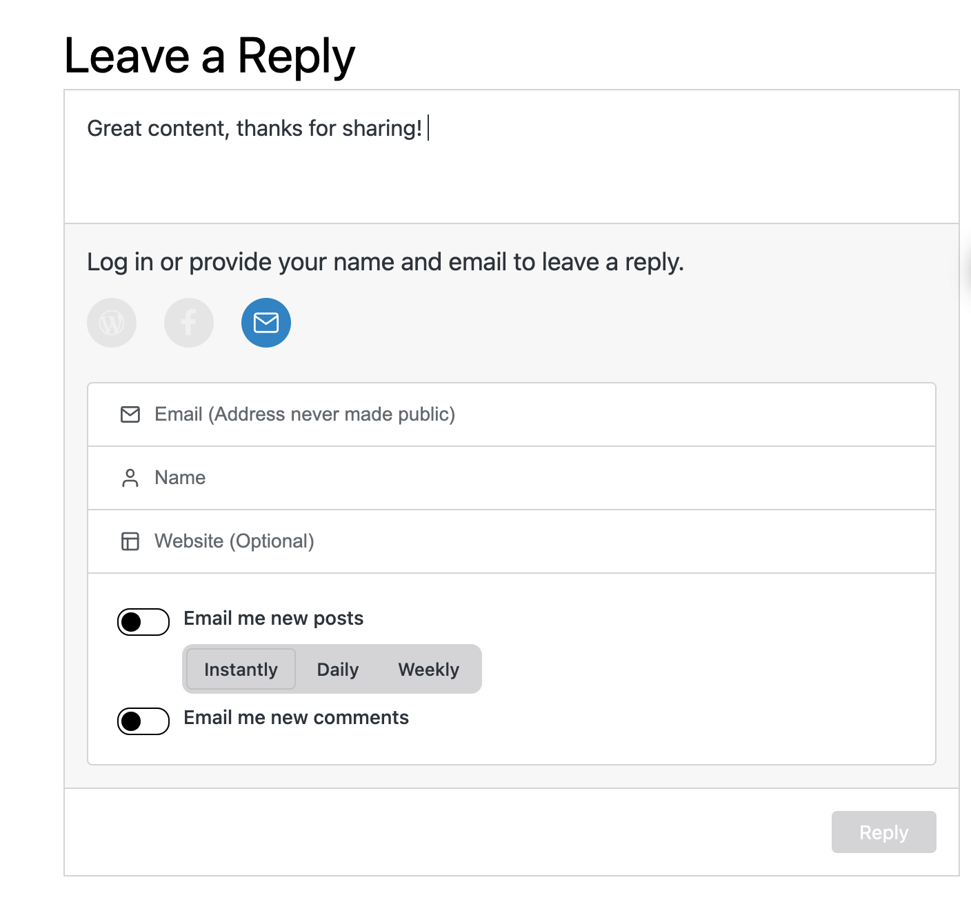 Leave a comment using Jetpack Comments