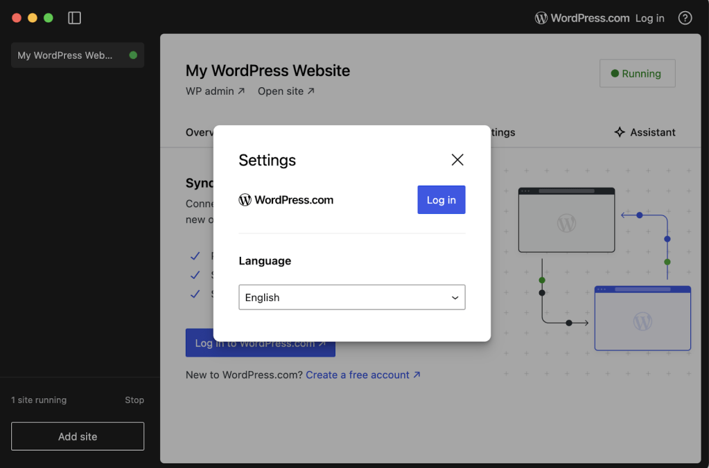 syncing with WordPress.com