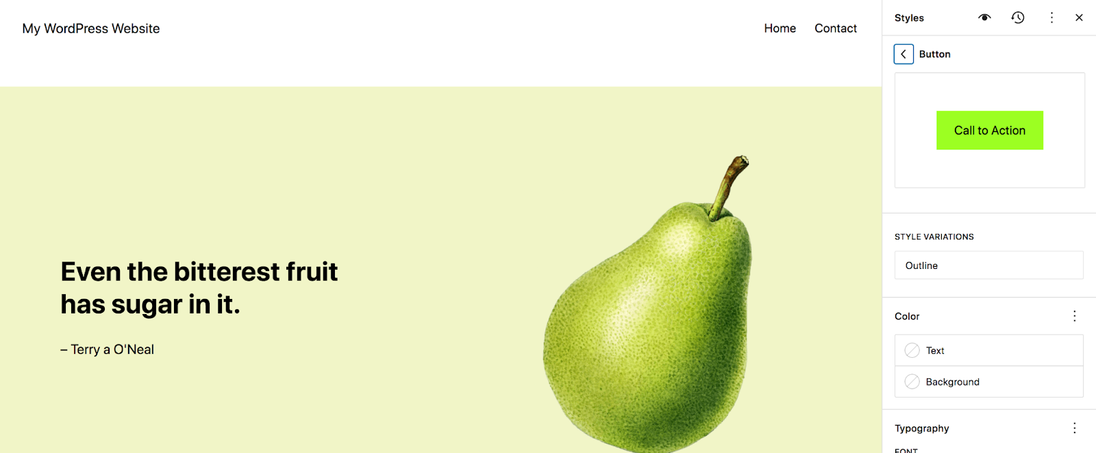 Any changes that you make will apply to all instances of that block across your site. 