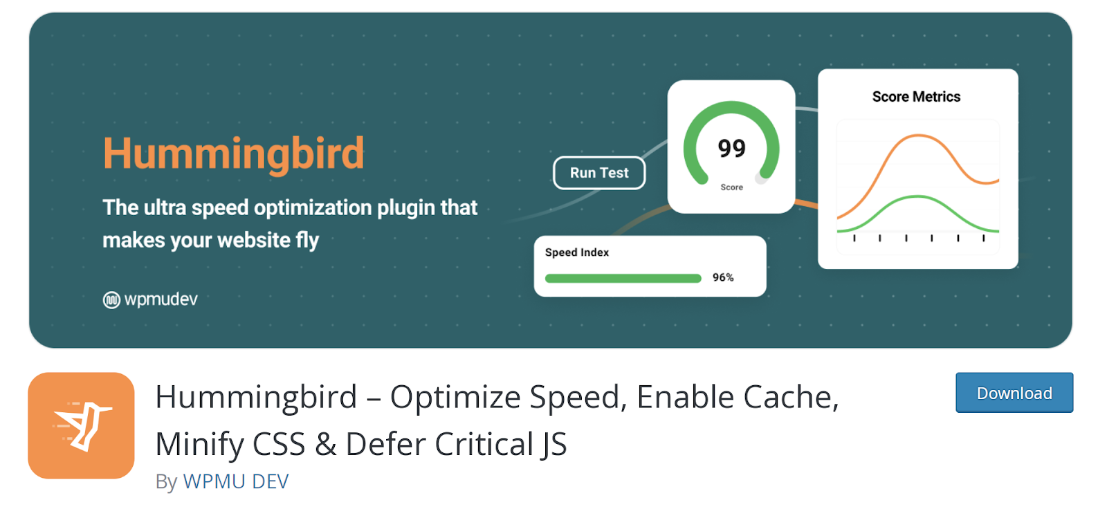 Hummingbird offers file compression, page caching, and deferring and minifying CSS and JavaScript styles.