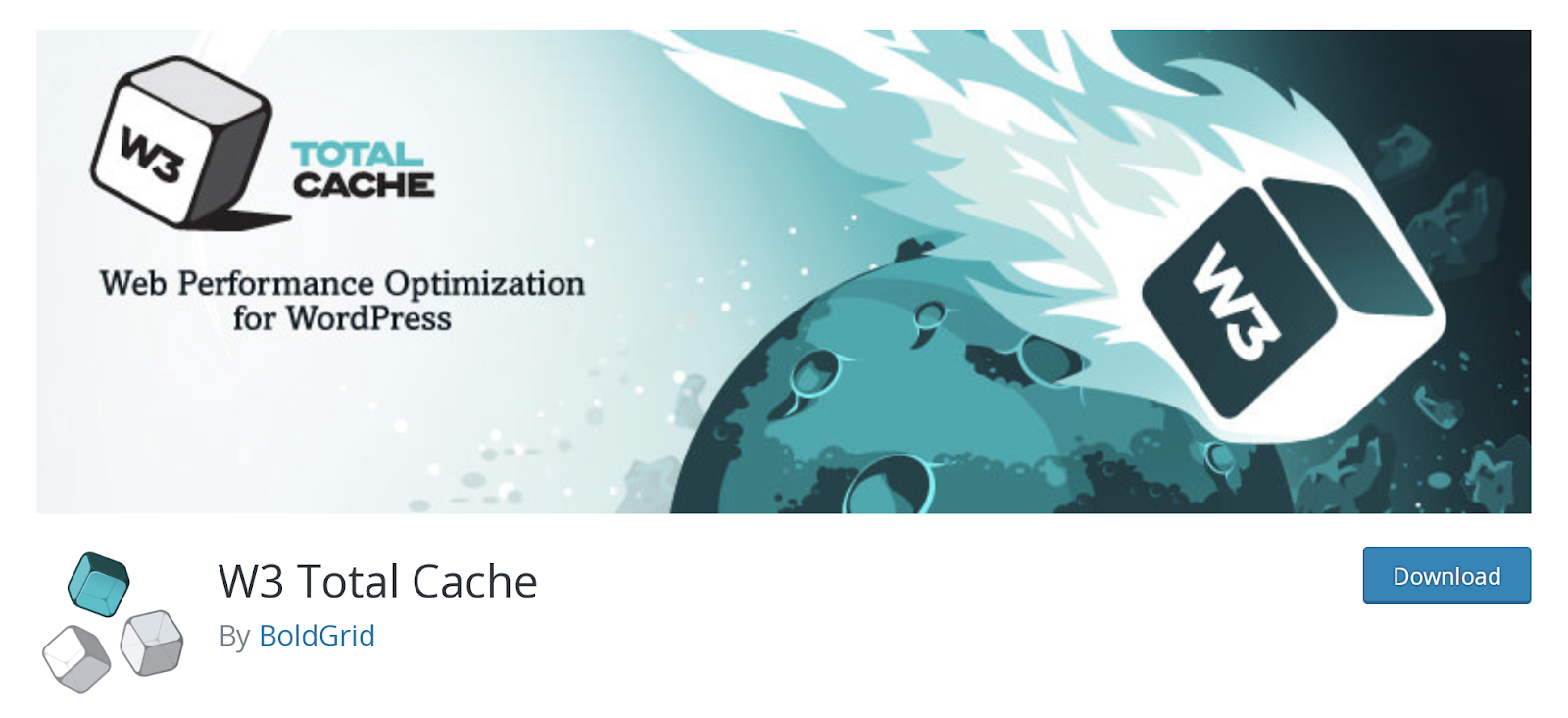W3 Total Cache is one of the oldest WordPress caching plugins and has more than a million installations.