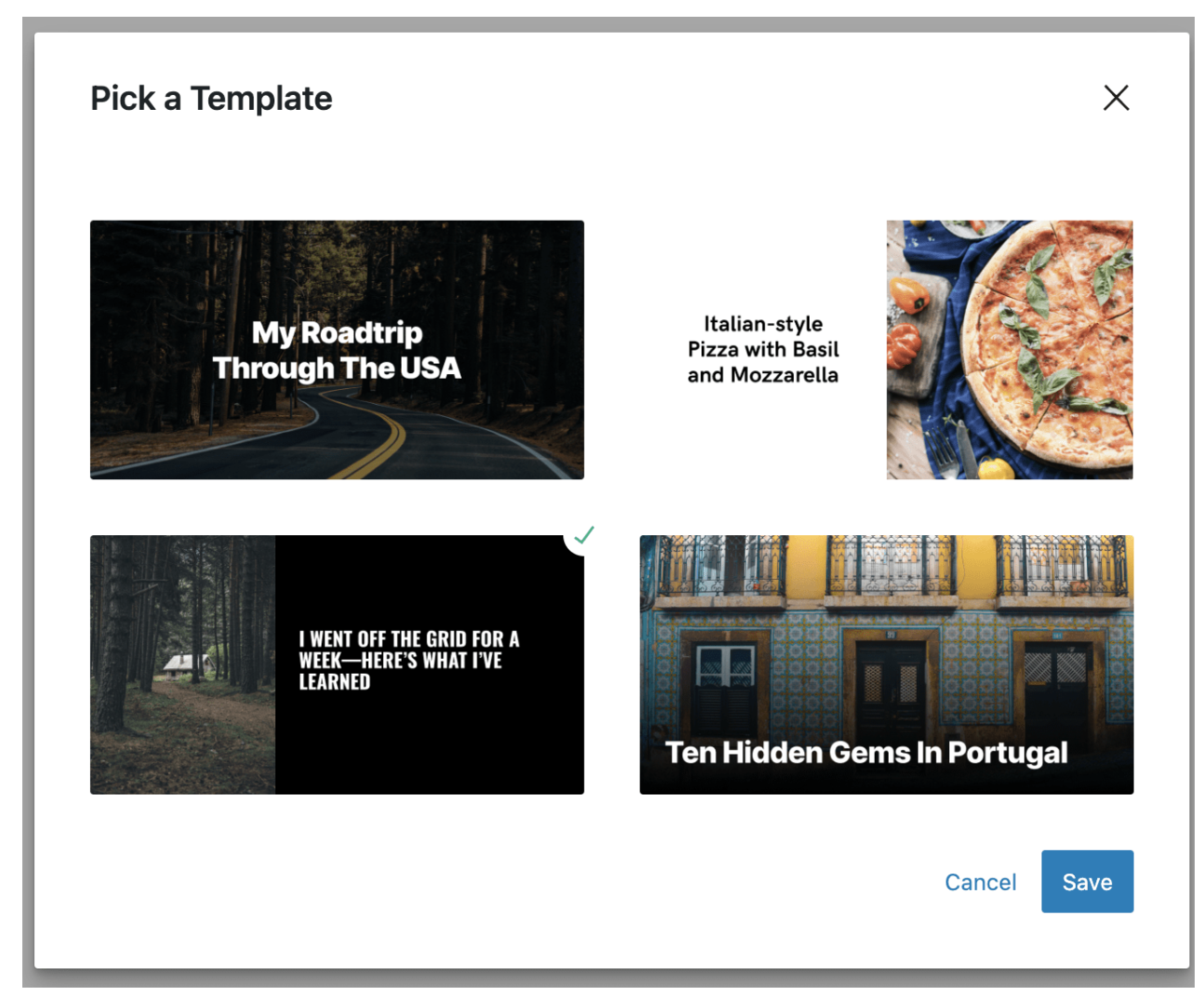Jetpack even provides an advanced image generator tool. You can choose from a range of styles and overlay custom text onto your photos.