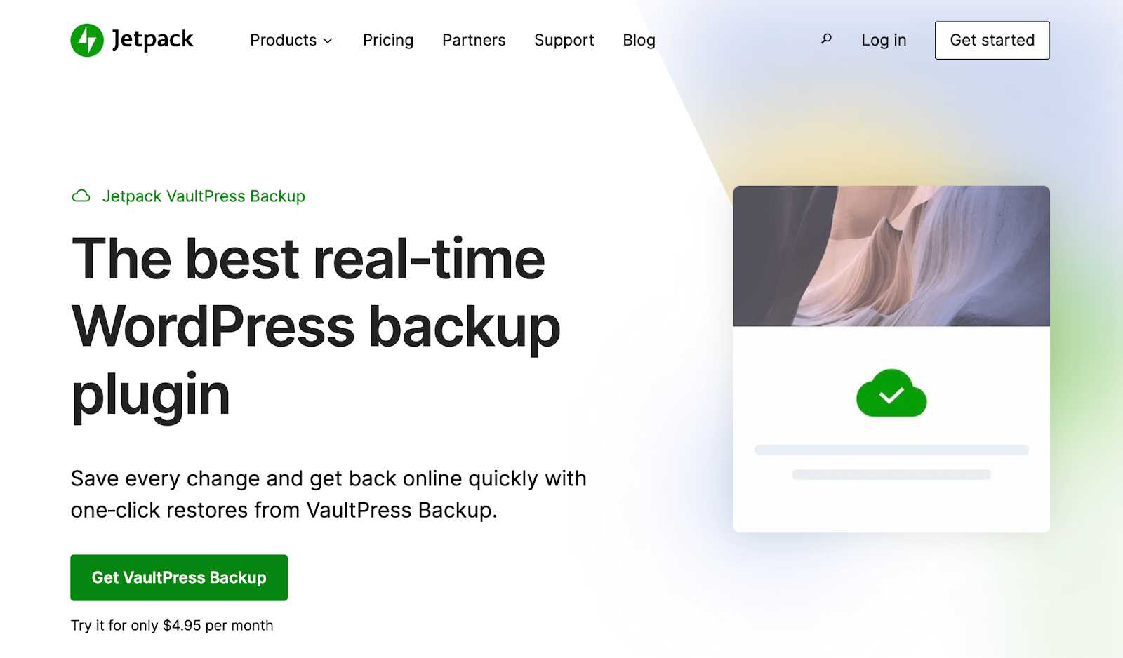When it comes to WordPress, the most powerful, real-time backup solution is Jetpack VaultPress Backup.