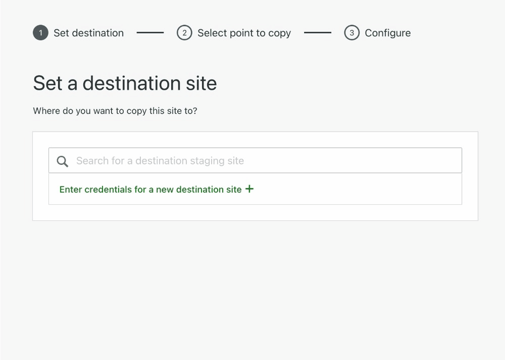 Using saved credentials