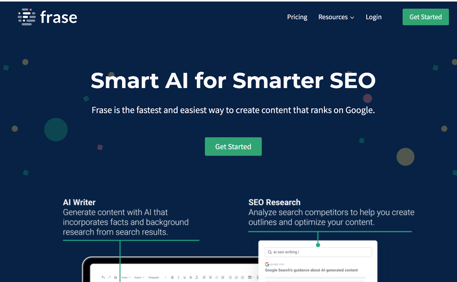 Frase homepage