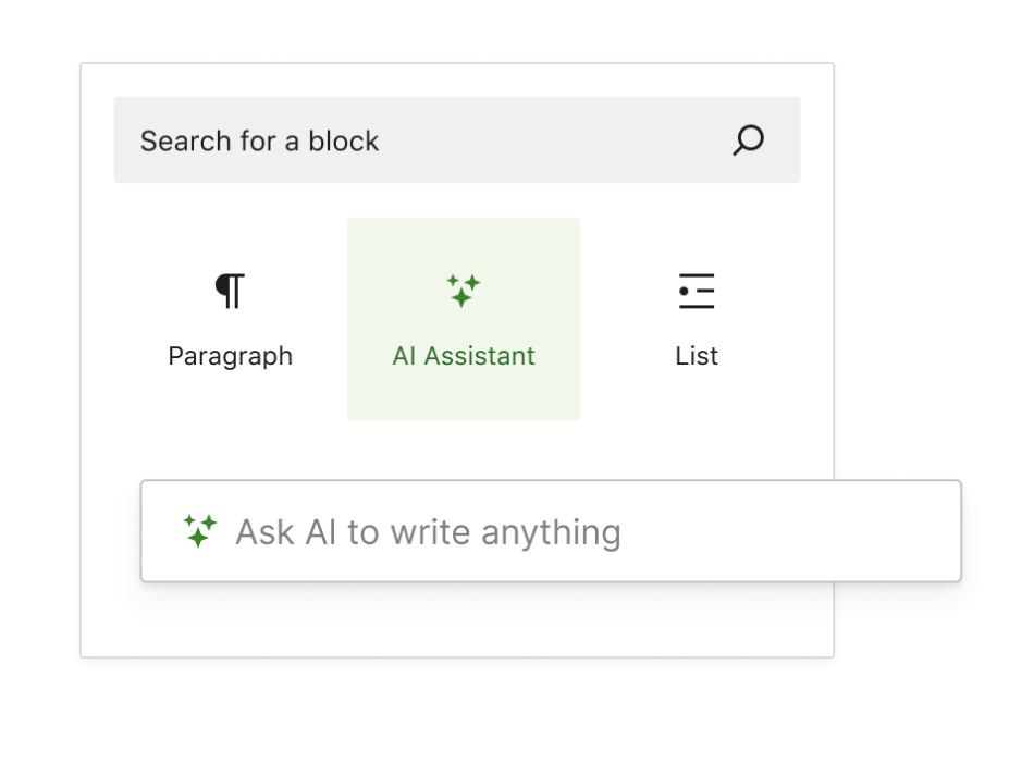 Jetpack AI Assistant block