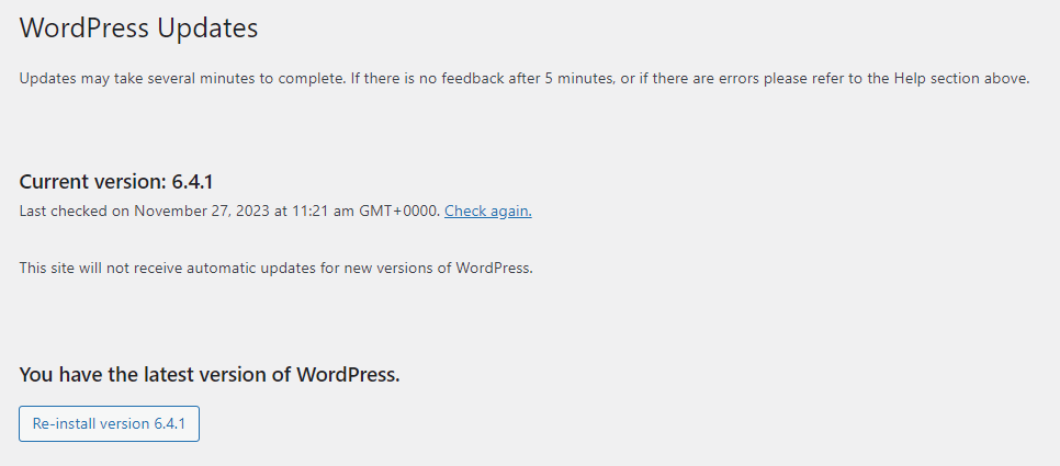 The easiest way to reinstall the WordPress core software is through your site's admin dashboard - Dashboard → Updates and select the Re-install button.