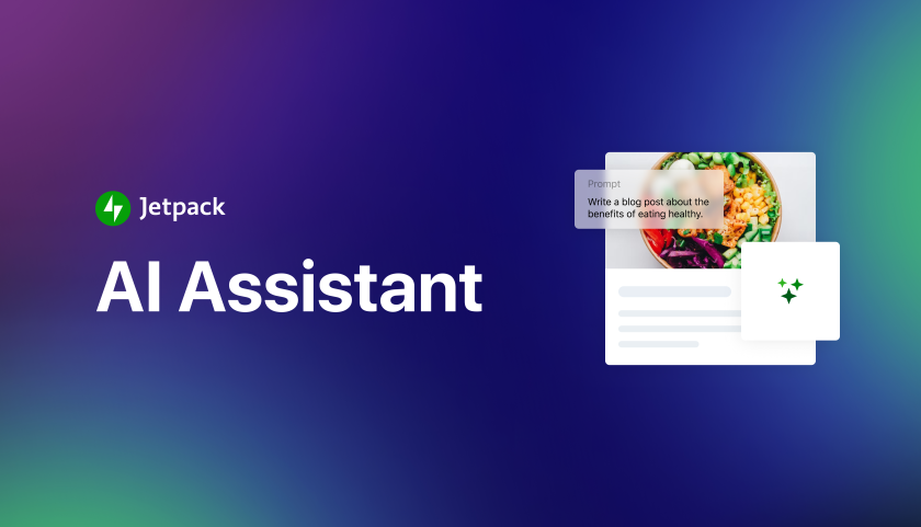 Jetpack AI assistant homepage