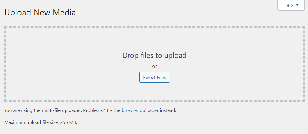 To use a CSS sprite in WordPress, go to Media → Add New Media File, and select the CSS sprite image file.