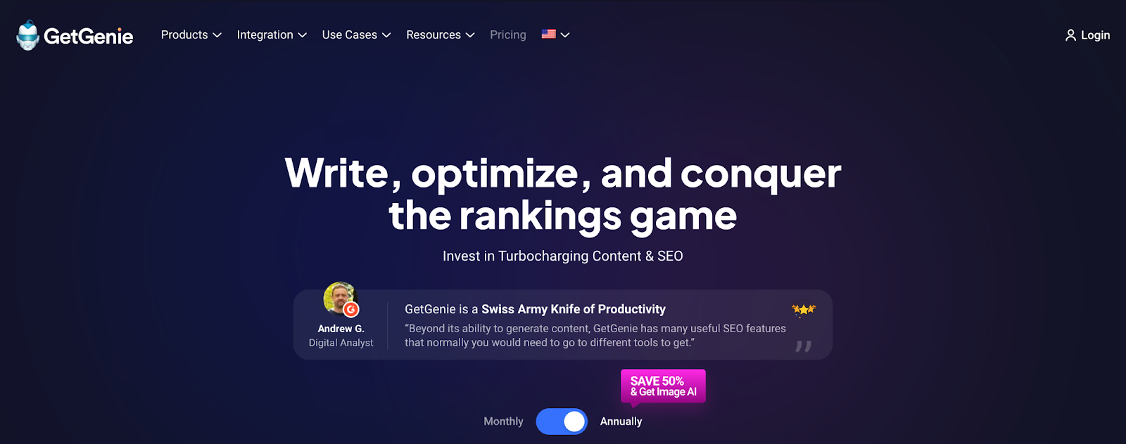 GetGenie is a plugin for WordPress sites that adds AI-powered paragraph generation to the WordPress editor.