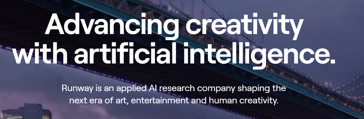 Runway is perhaps the most experimental tool on this list. The company offers a variety of generative AI services.