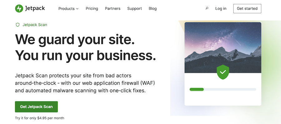 Jetpack Scan will monitor your site 24/7 and send instant out alerts if anything seems wrong.