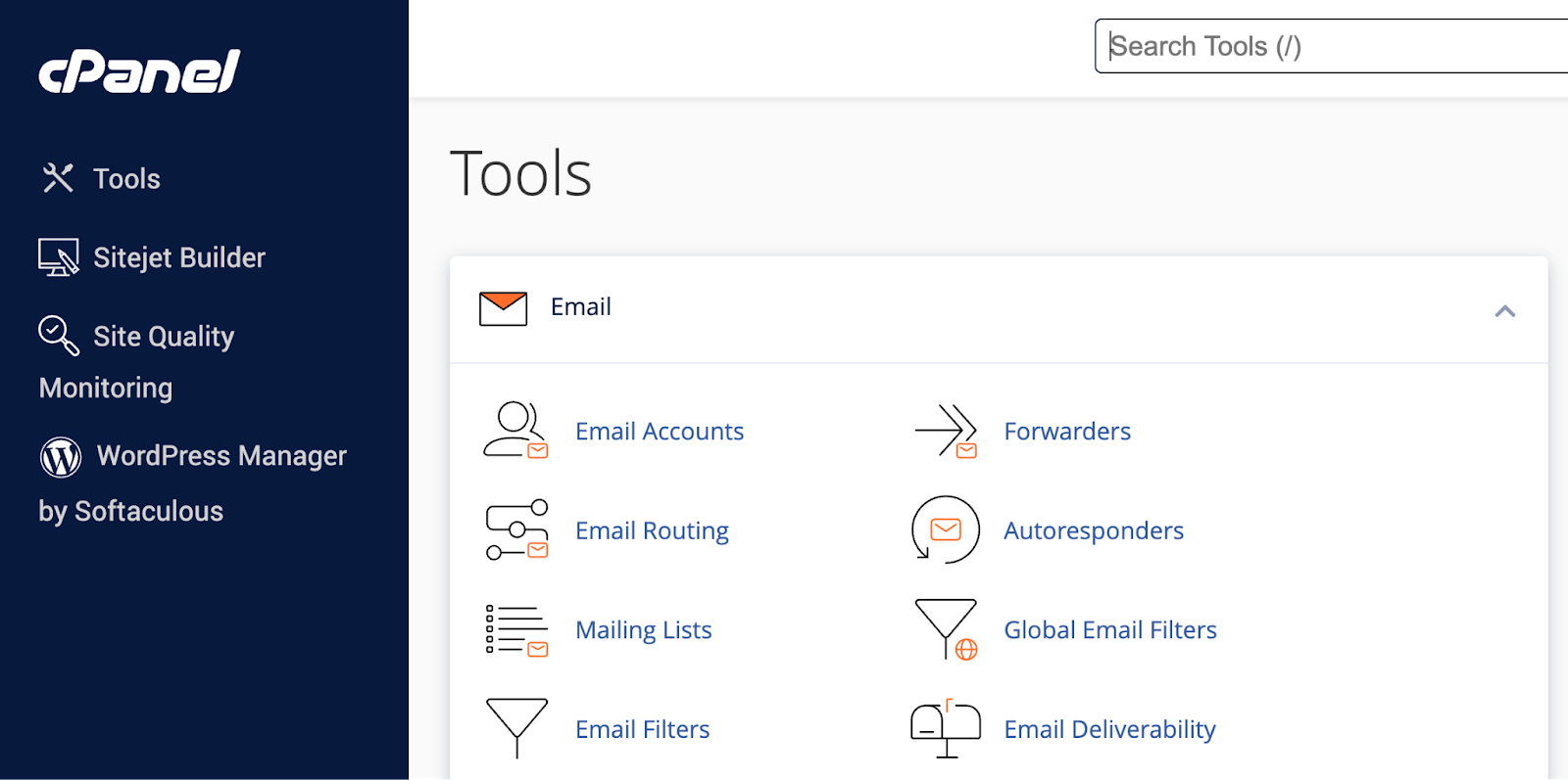 Se abrirá el panel de administración de cPanel. Cuando estés dentro, podrás empezar a trabajar.