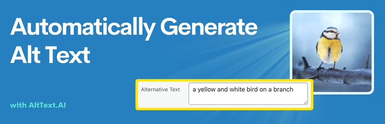 Alttext.ai is a WordPress AI plugin that automatically generates alt text for images. 