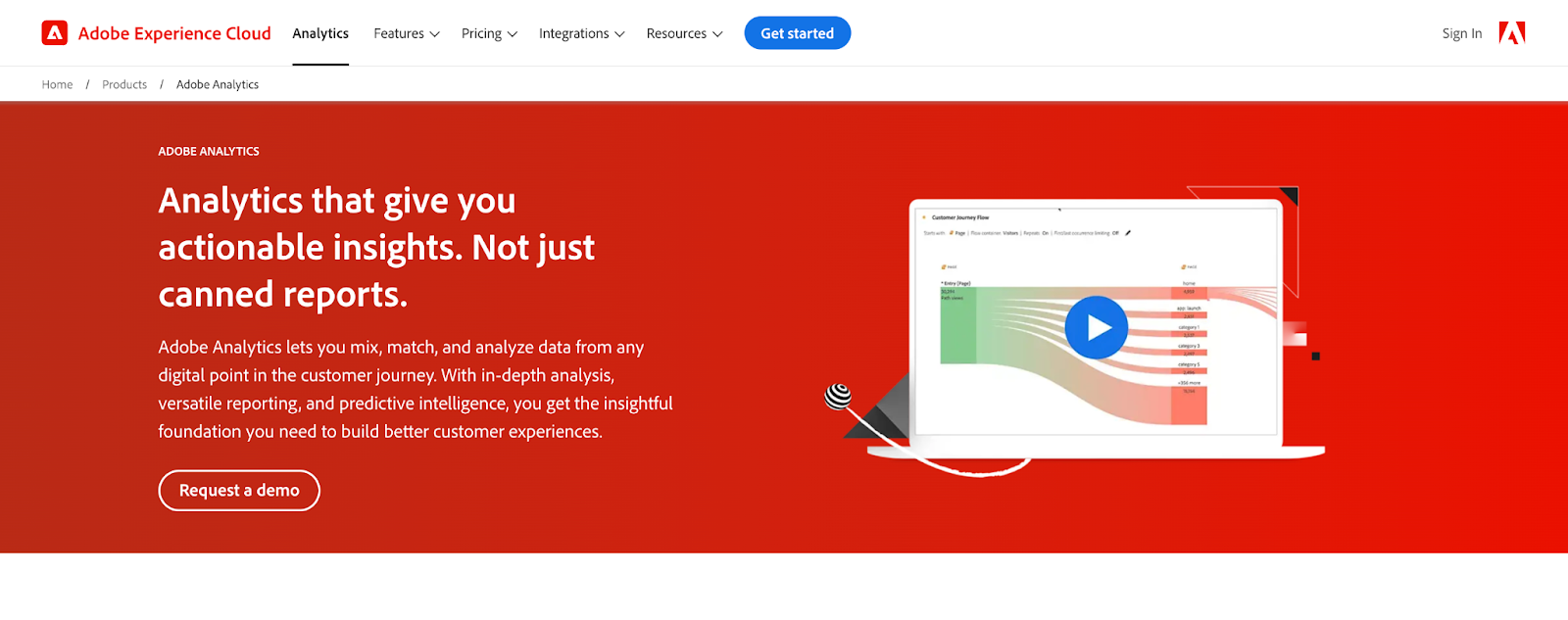 Adobe Analytics is part of the Adobe Experience Cloud, a suite of marketing, analytics, and advertising solutions. 