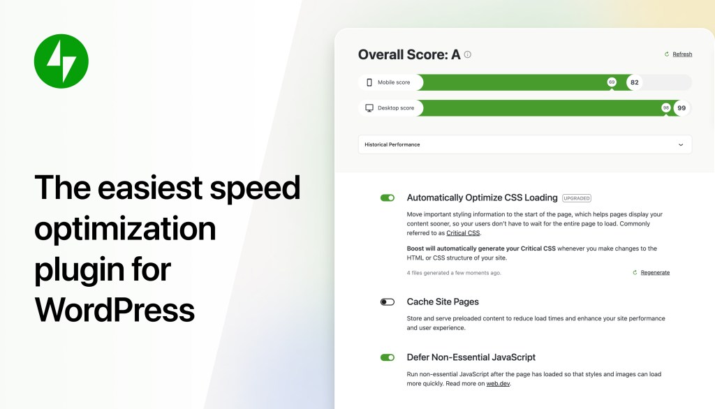 Discover how to improve your site performance with Jetpack&nbsp;Boost