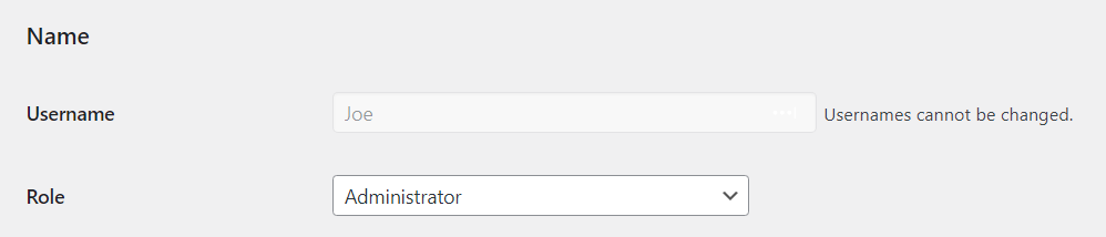 Si utilizas el nombre de usuario admin, es fácil de adivinar para la mayoría de los atacantes, lo que significa que solo necesitan conseguir tu contraseña. 