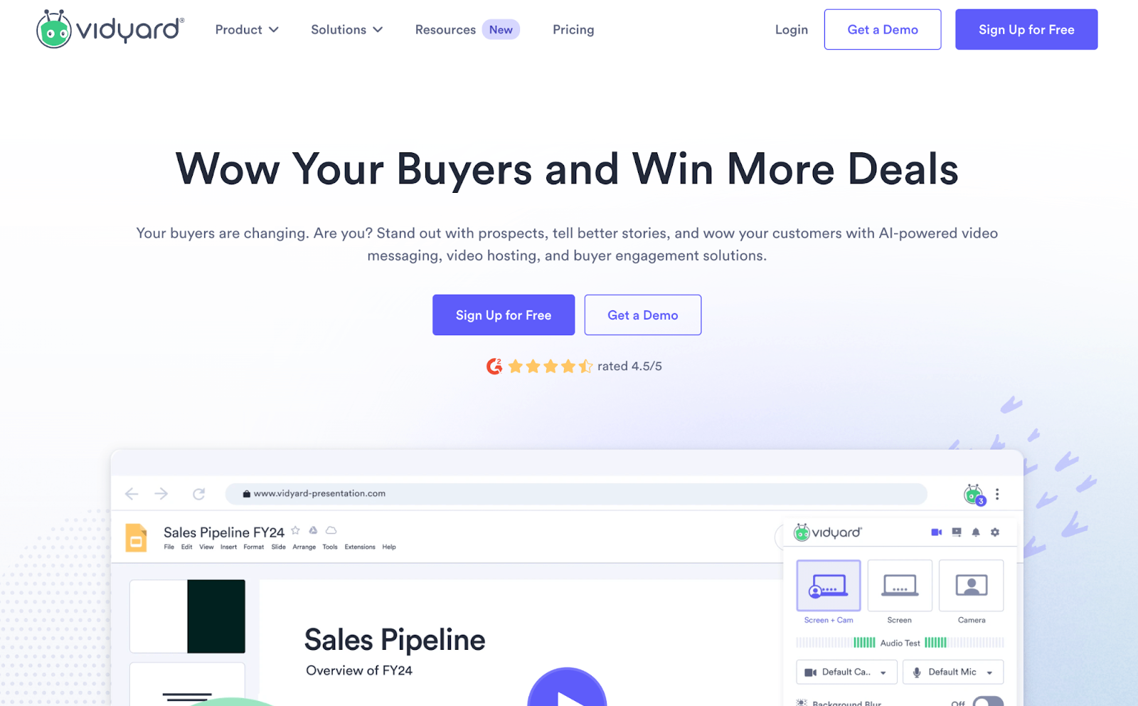 Vidyard is another strong option for growing online businesses looking for secure video hosting.