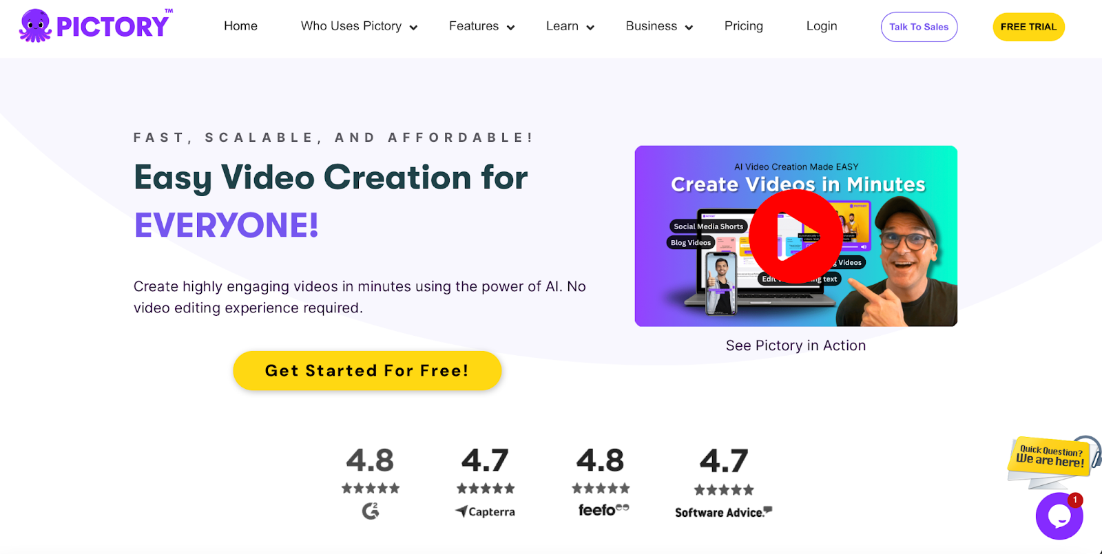 Not only can you auto-create video, you can also instantly gain subtitles, captions, and transcriptions.