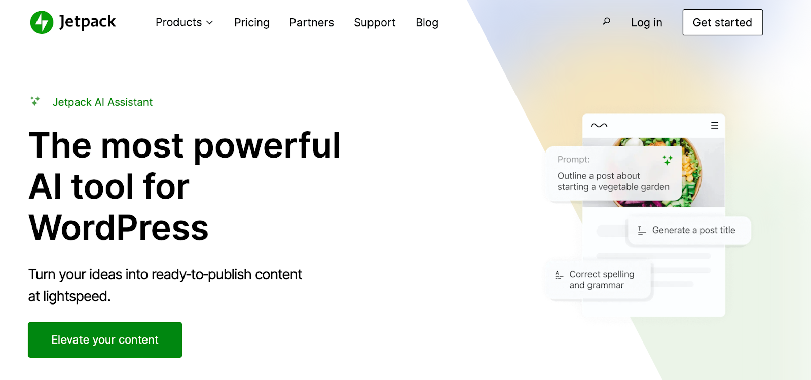 Jetpack AI Assistant allows you to speed up the content creation process for all your pre-production materials like video plans, outlines, storyboards, and more.