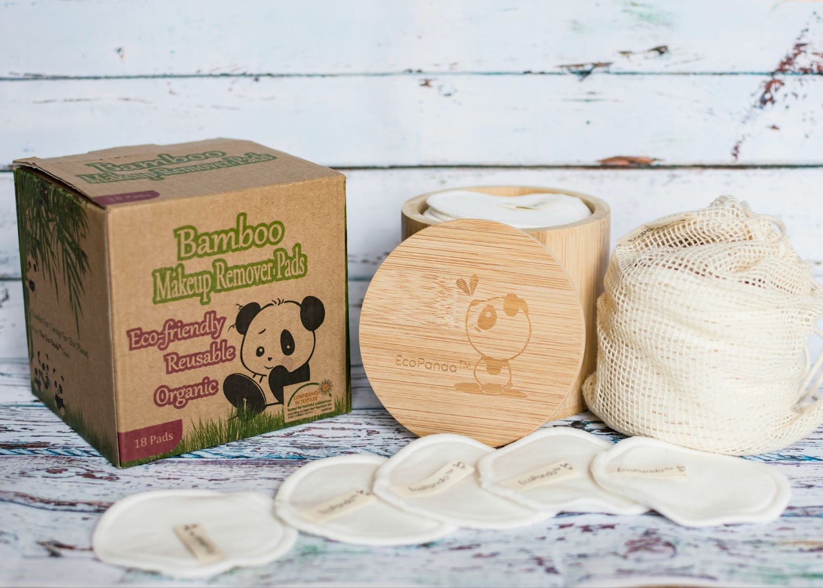 eco-friendly makeup pads ready for shipping