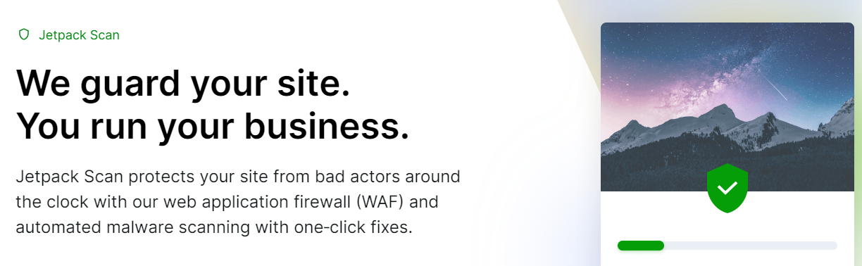The service automatically scans your website for security issues and vulnerabilities, and notifies you as soon as it finds anything.