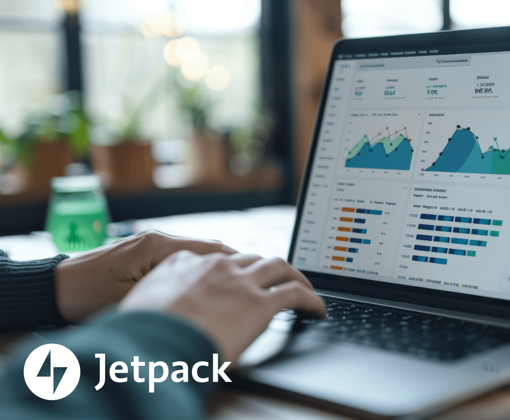 analytics dashboard on a computer
