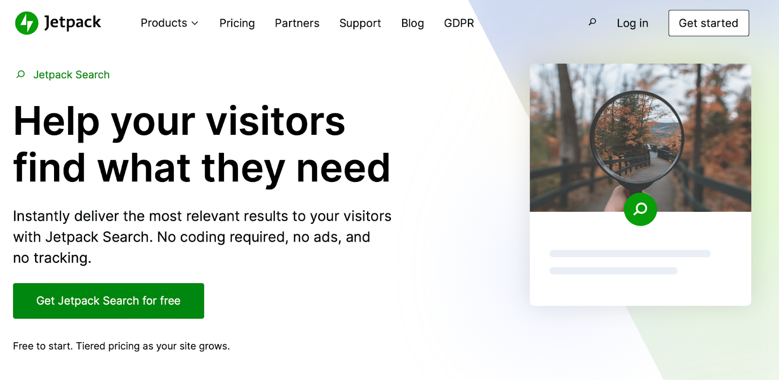 Jetpack Search provides detailed search functionality that guides shoppers to the exact content they’re looking for in your store. 